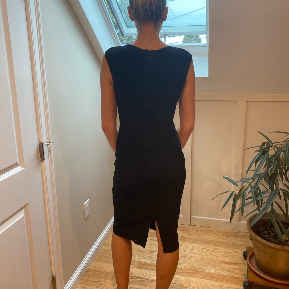 Monsoon Black evening dress